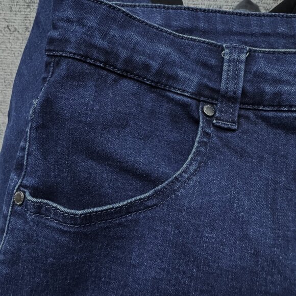 Universal Standard Dark Blue / Indigo Skinny Jeans Size 16 Long Great UC - Picture 3 of 9